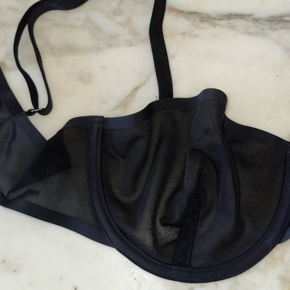 Out From Under Mesh Bra
